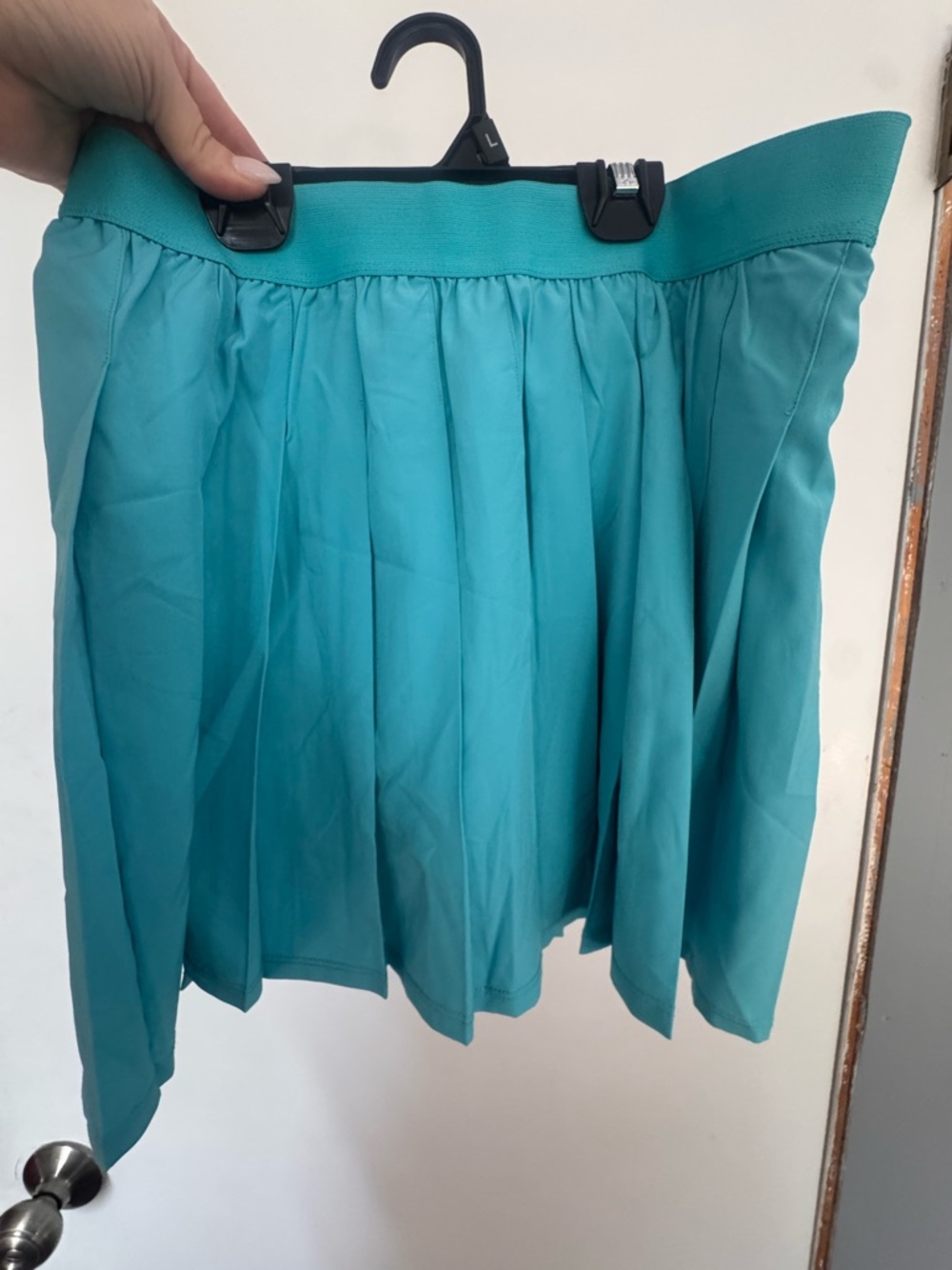 NWOT Blue Pleated Skirt